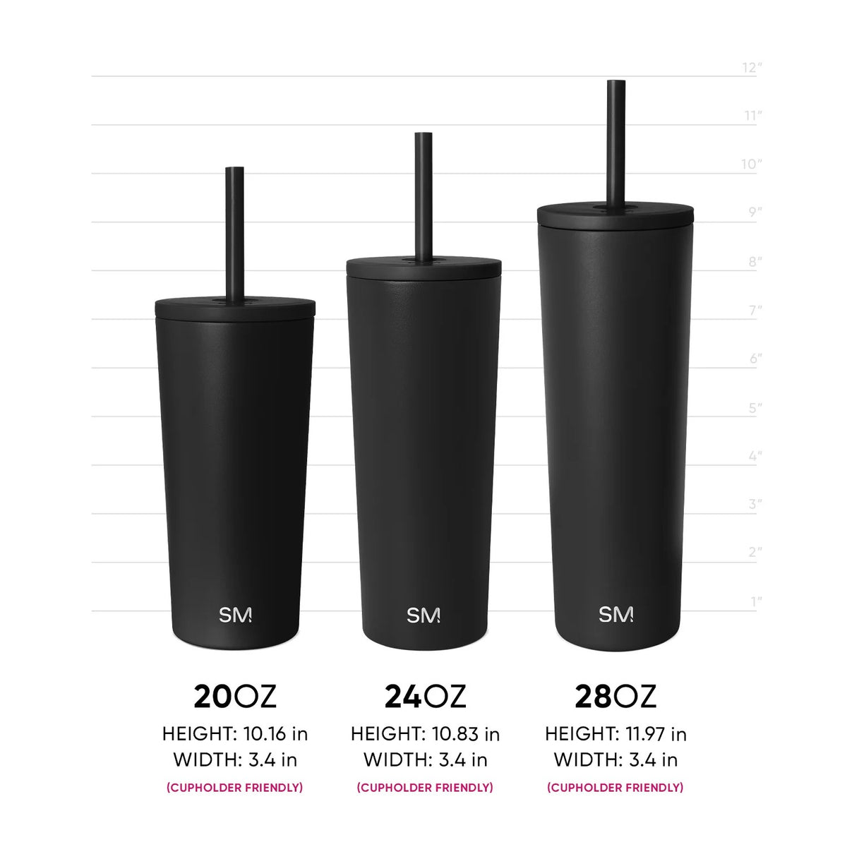 Classic Tumbler - 28oz - Midnight Black