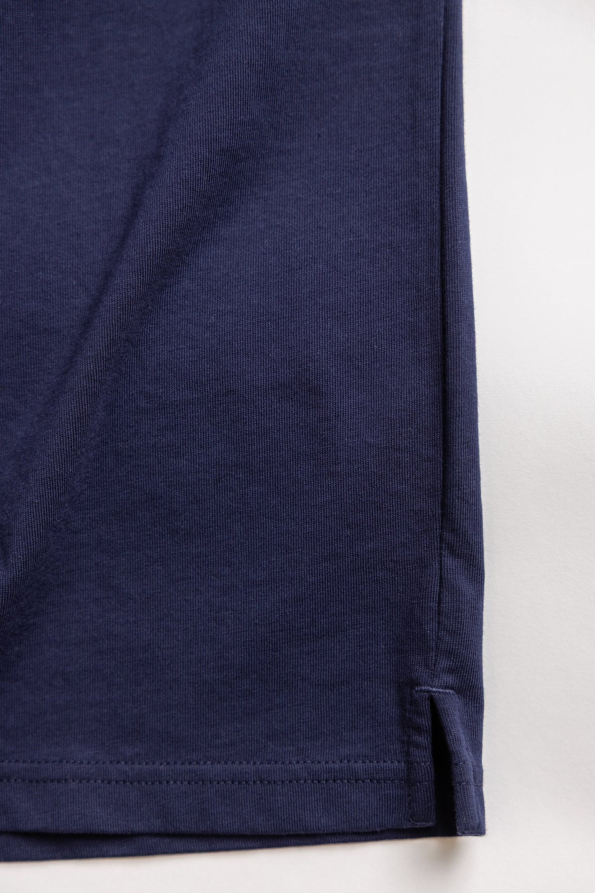 close up shot of navy blue t-shirt#color_navy-blue