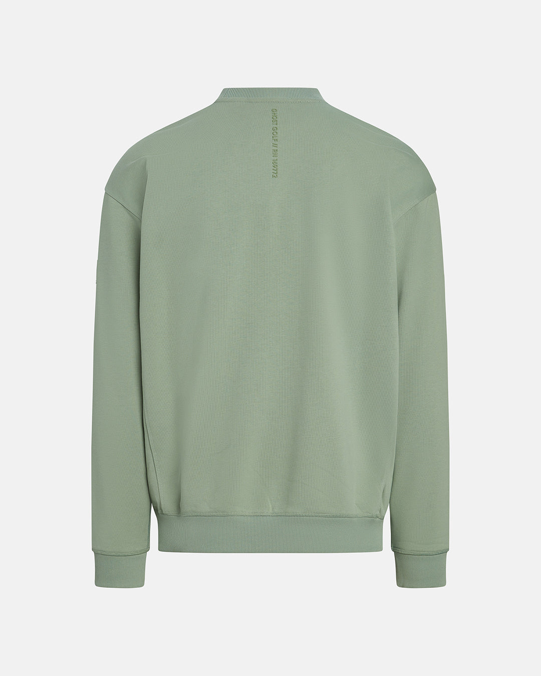 Clubhouse-Crewneck_Sage_Product Back Shot #color_sage