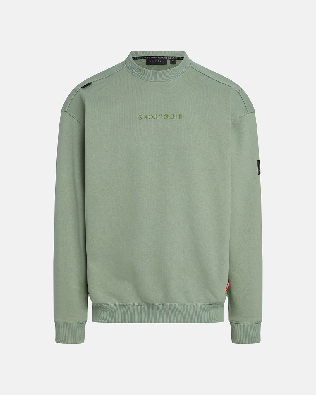Clubhouse-Crewneck_Sage_Product Front Shot #color_sage
