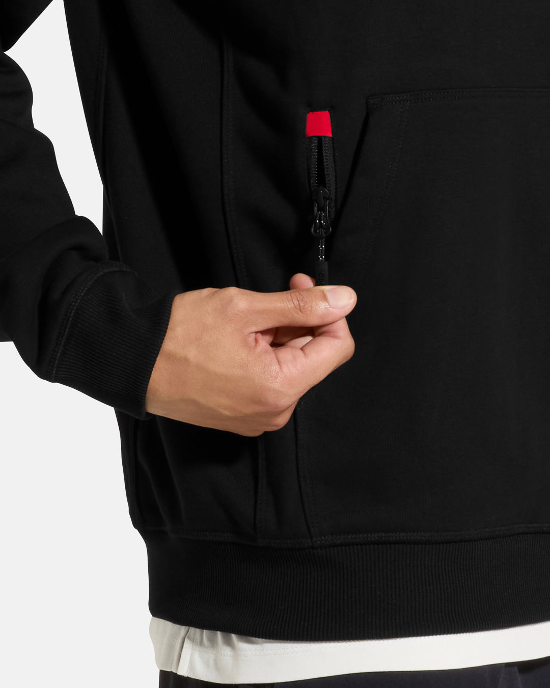 Clubhouse-Hoodie-Black-Closeup 2 #color_black