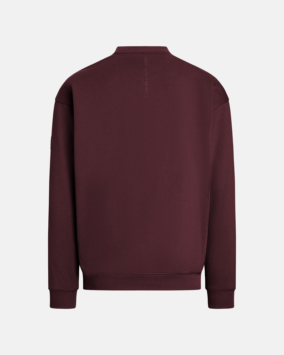 Clubhouse Crewneck_Product Back_Burgundy #color_burgundy