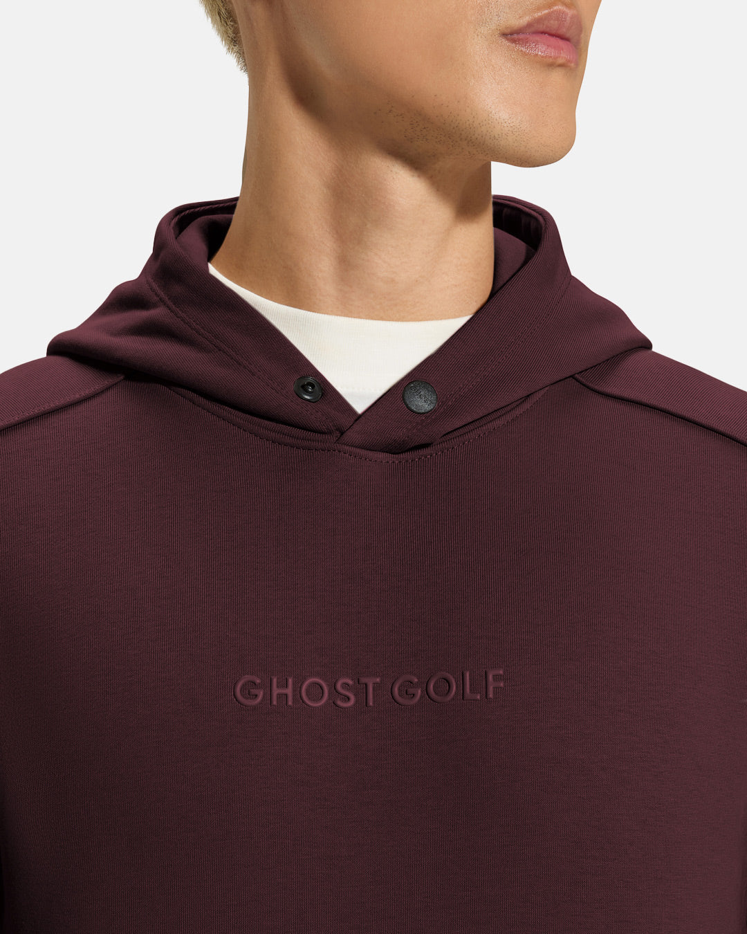 Clubhouse Hoodie_Closeup 1_Burgundy #color_burgundy