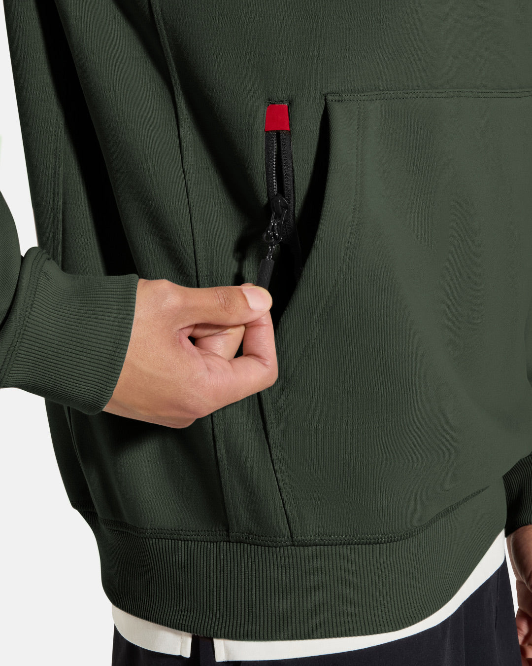 Clubhouse Hoodie_Closeup 2_Olive #color_olive