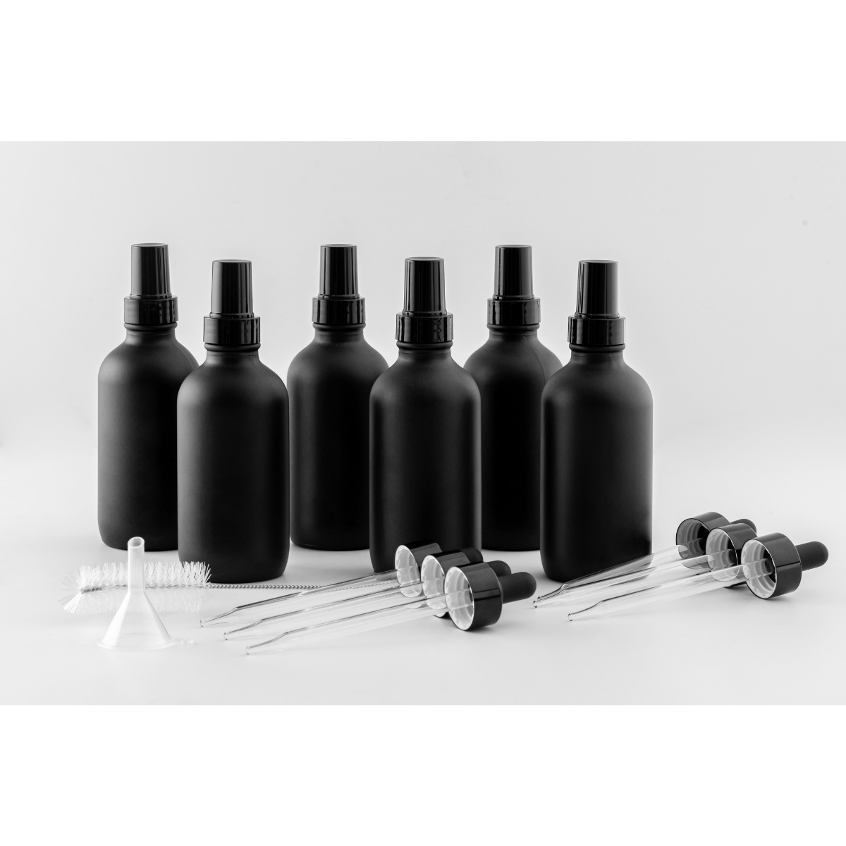 Black Atomizer / Eye Dropper Set