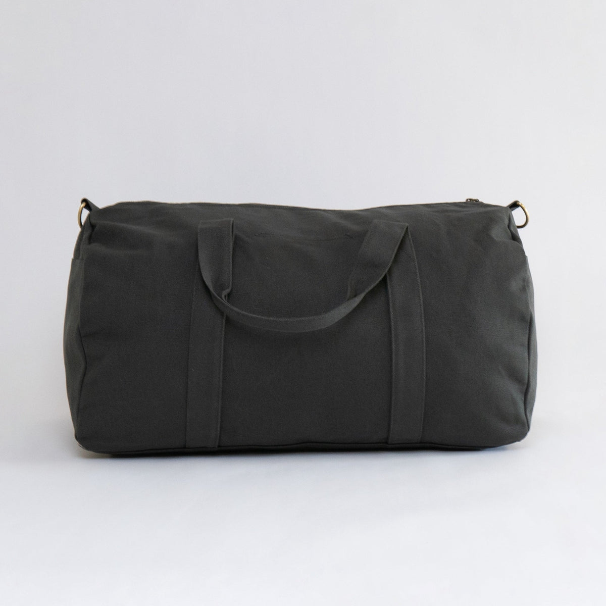 cotton canvas duffle bag#color_charcoal-grey