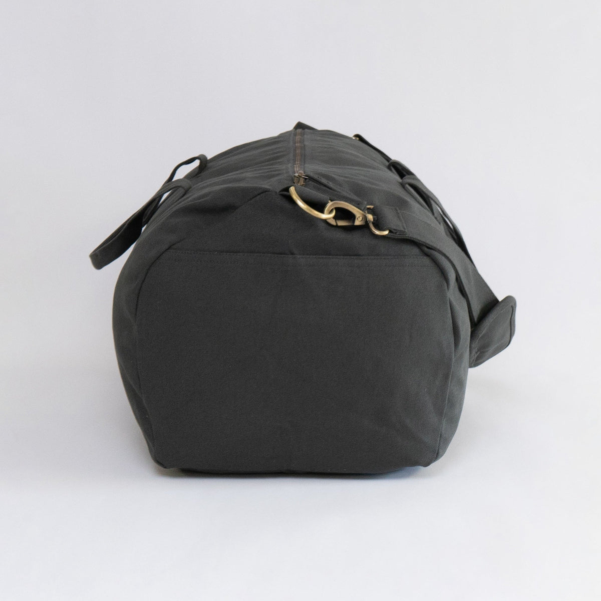 cotton weekender bag#color_charcoal-grey