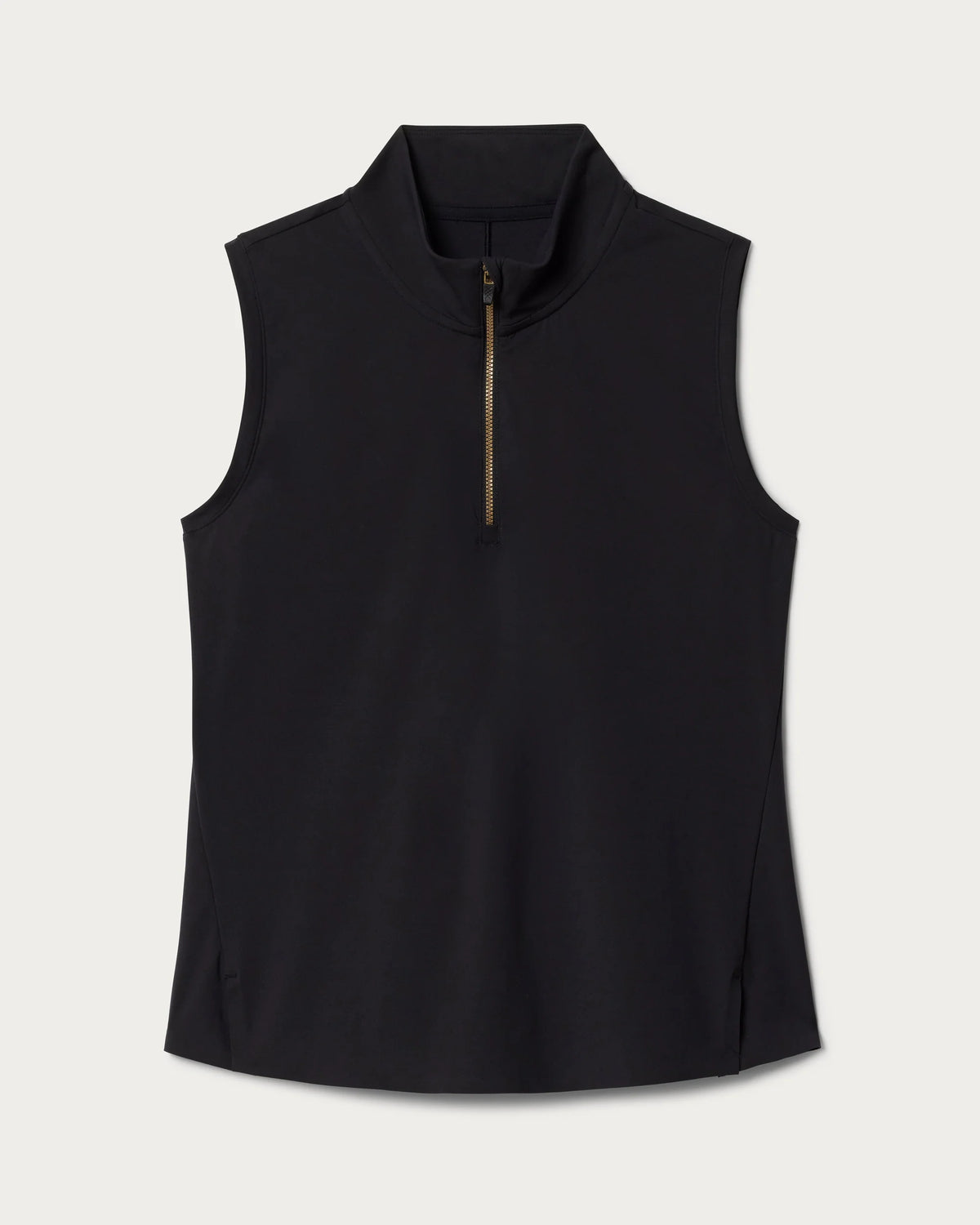 Course to Court Sleeveless Zip Mock