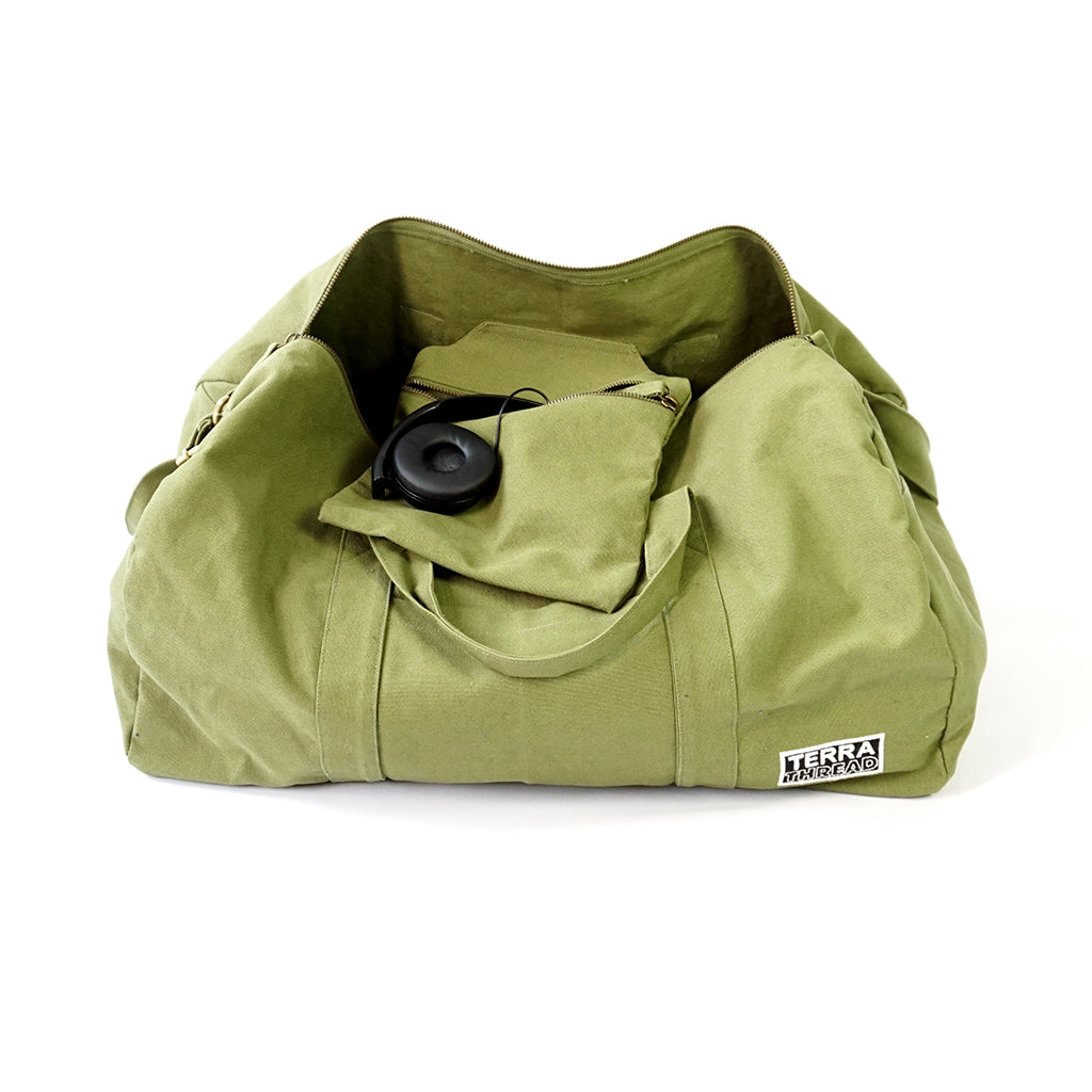 army green duffel bag#color_olive-green