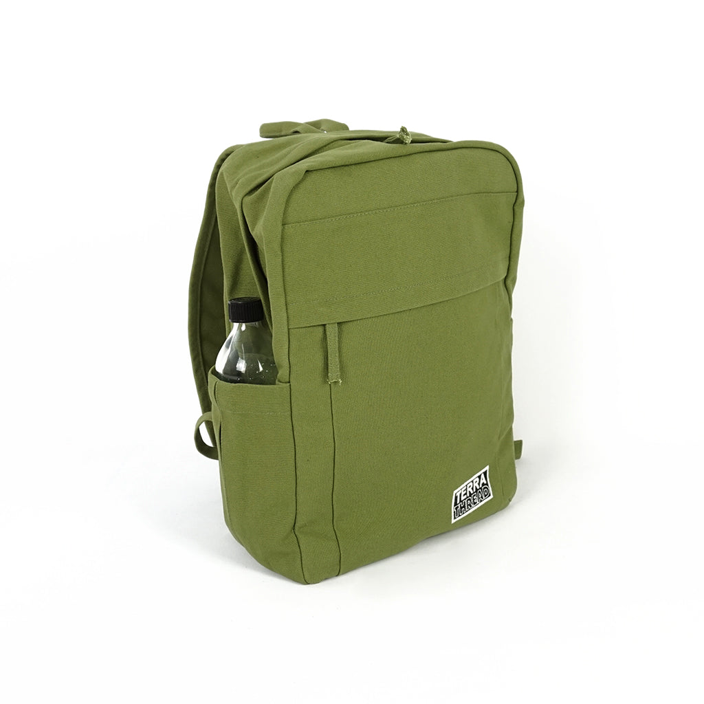 olive green backpack#color_olive-green