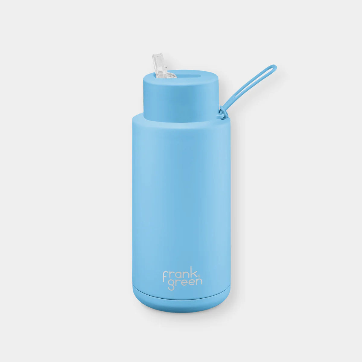 Ceramic Reusable Bottle - Flip Straw Lid