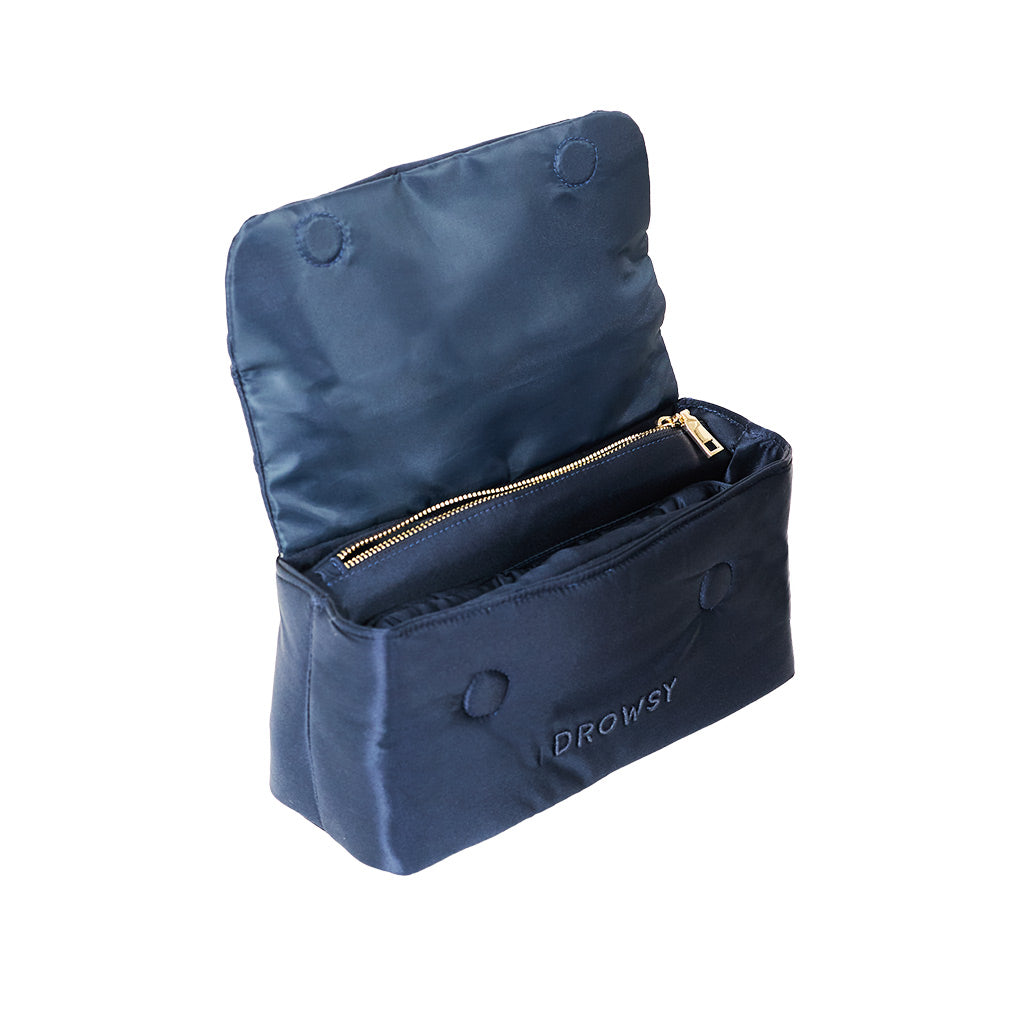 Silk Necessaire - Midnight Blue