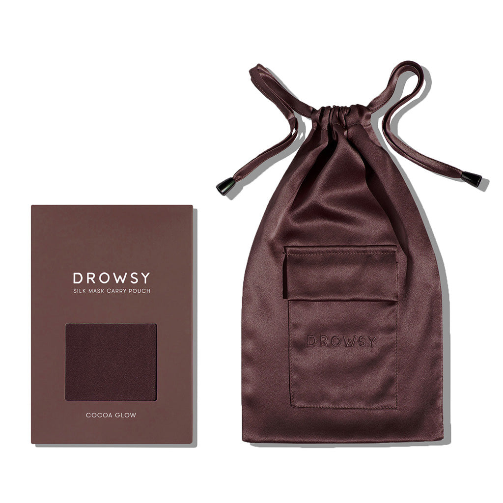 Silk Carry Pouch - Cocoa Glow