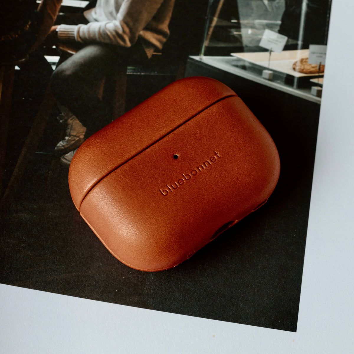 The Companion Leather AirPods 4 Case - Saddle Tan