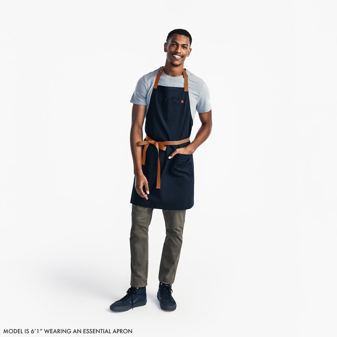 The Essential Denim Apron - Abalone Black Denim