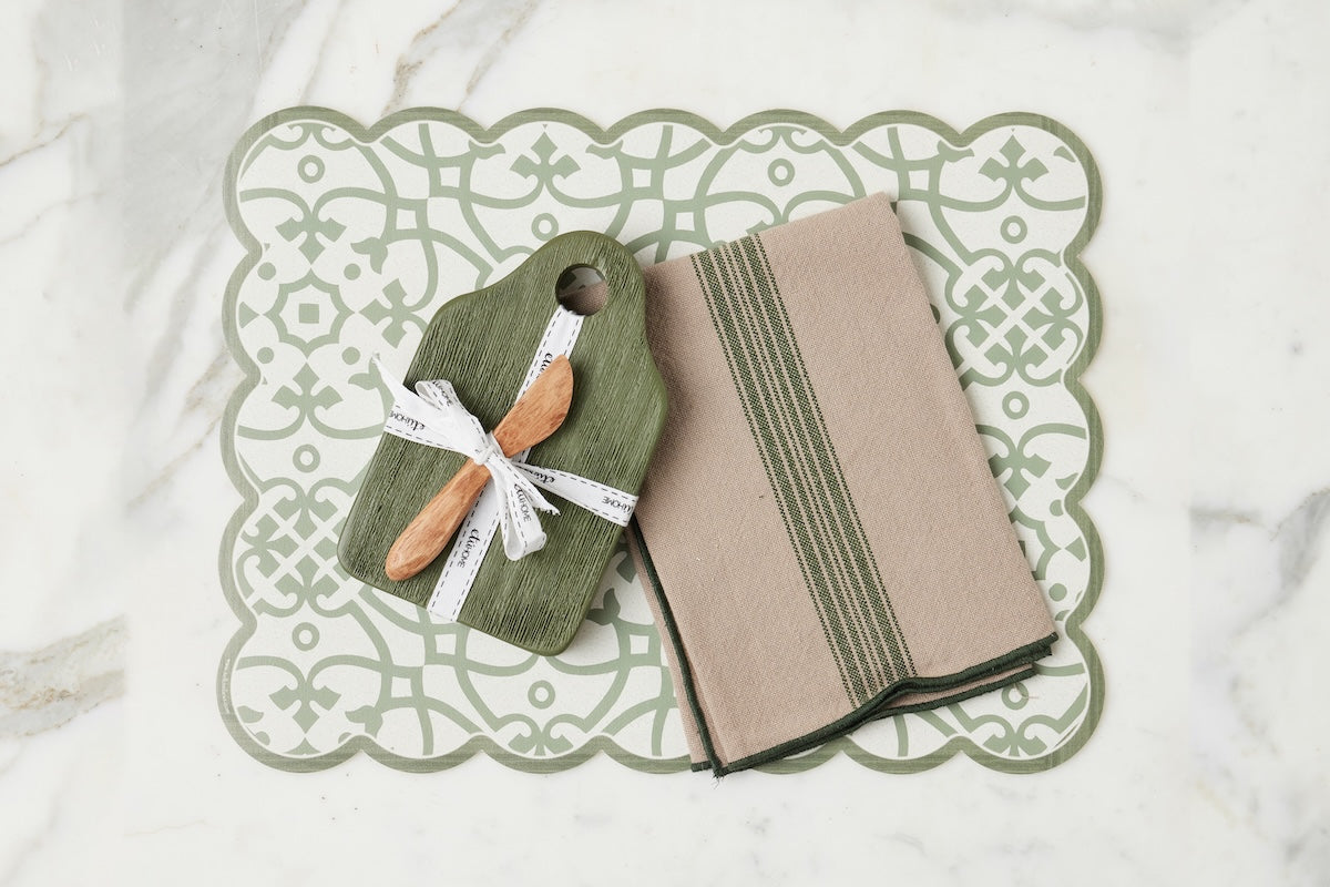 Mini Appetizer Board, Small, Spruce Green