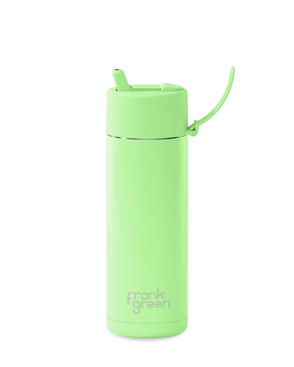 Ceramic Reusable Bottle - Flip Straw Lid