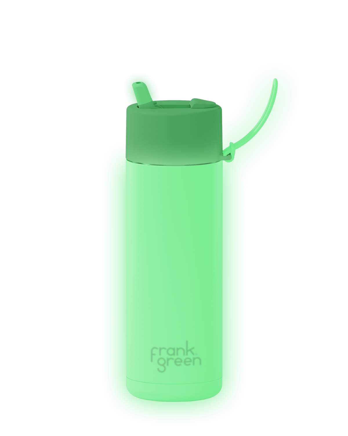 Ceramic Reusable Bottle - Flip Straw Lid
