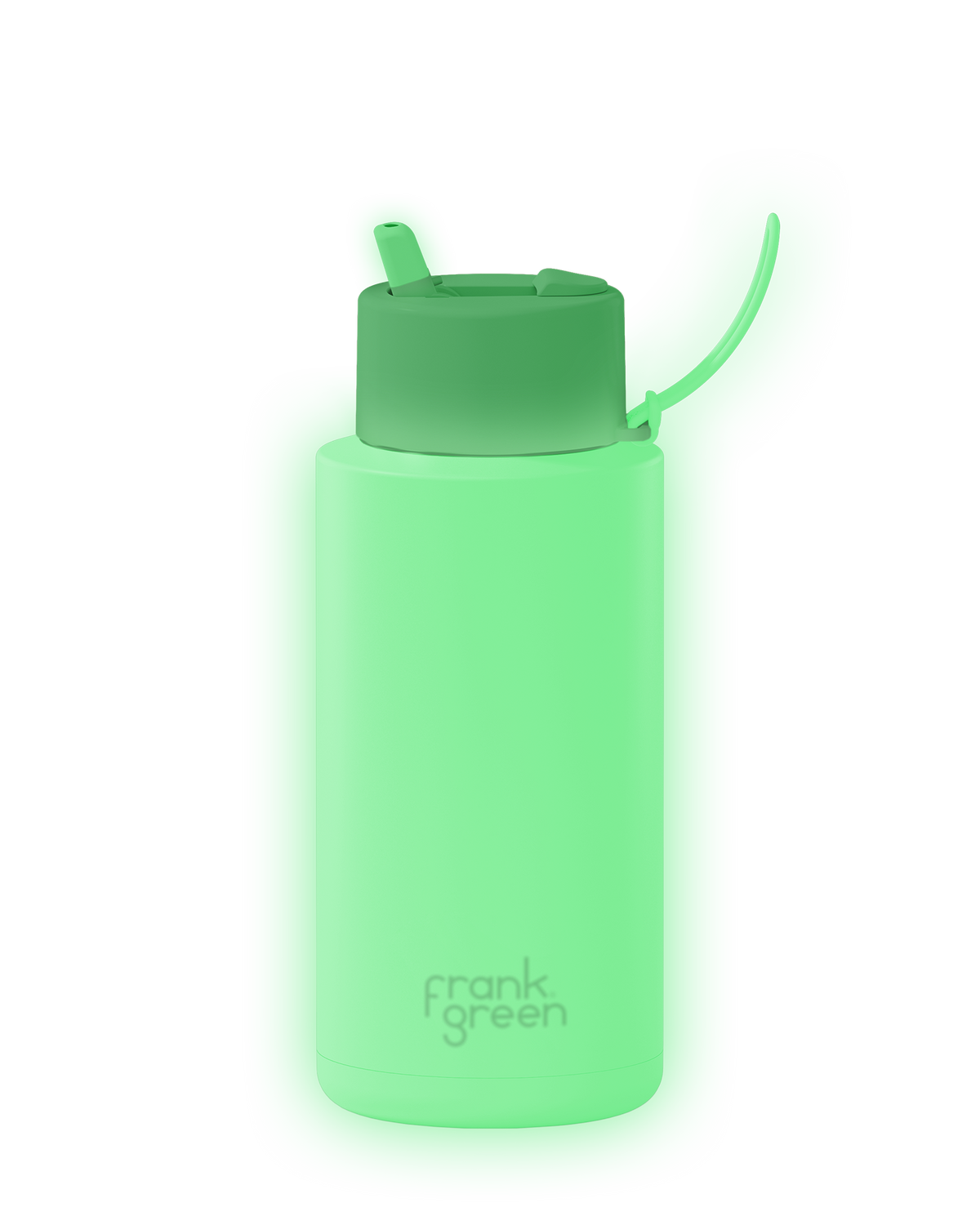 Ceramic Reusable Bottle - Flip Straw Lid