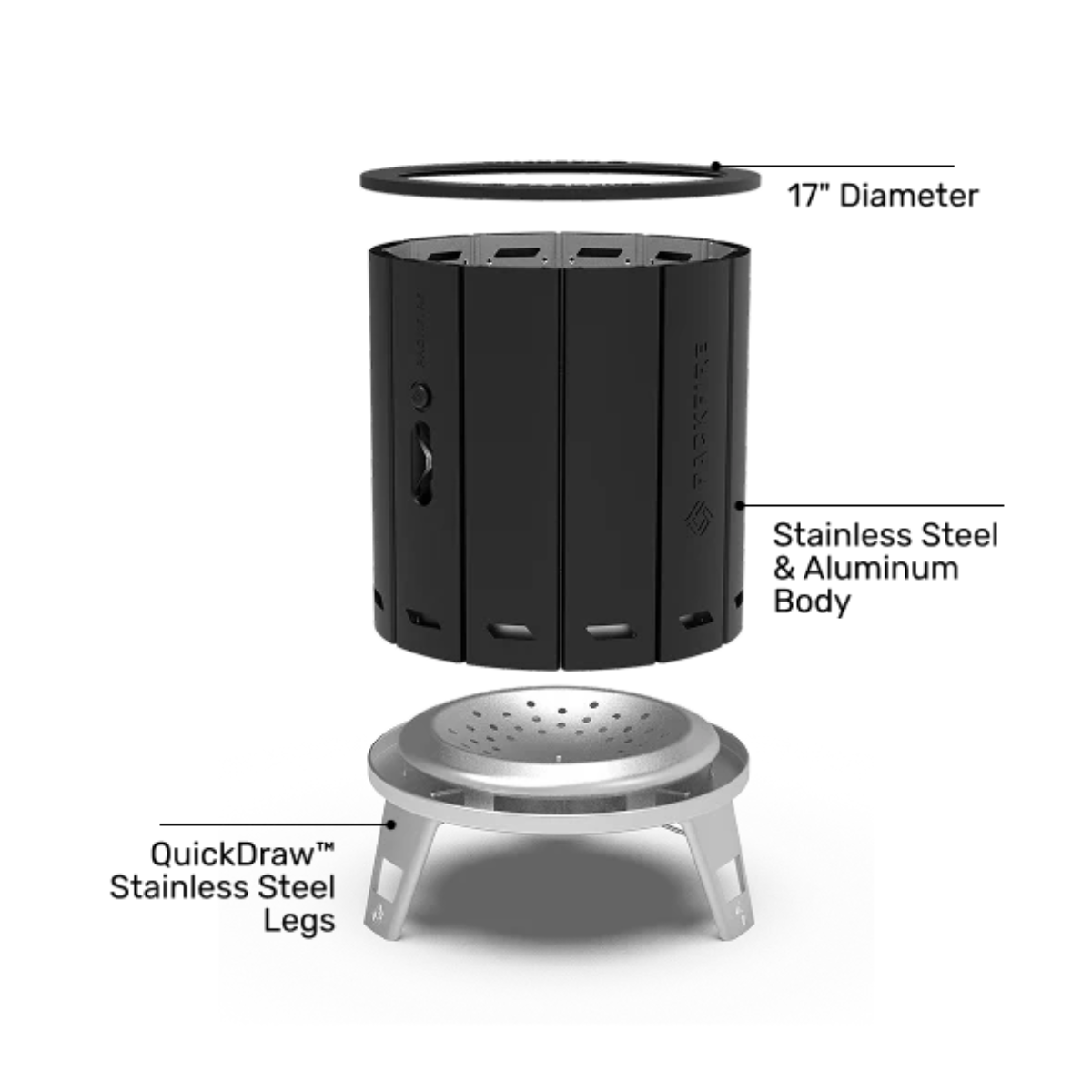 PACKFIRE Foldable Fire Pit