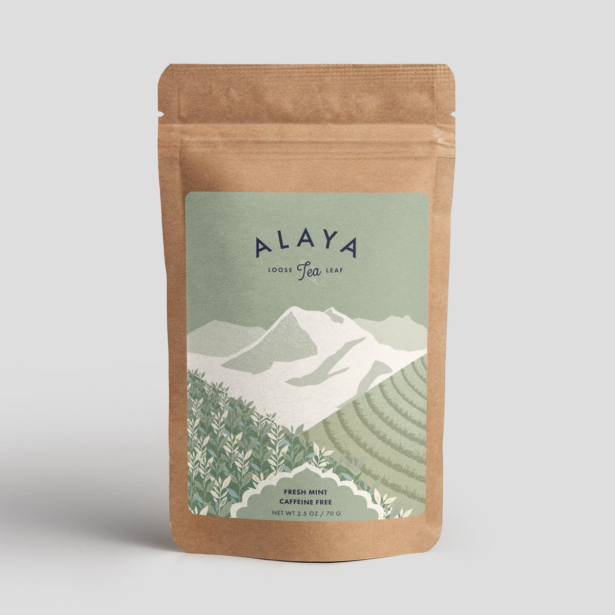 FRESH MINT TEA, FRONT SIDE 