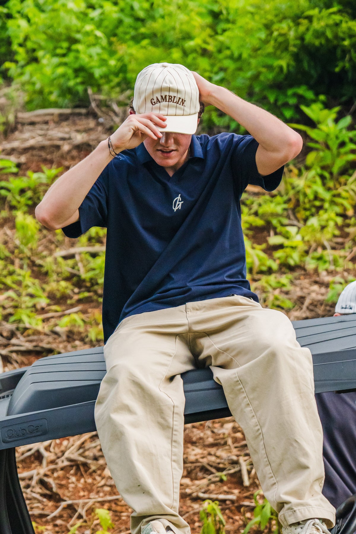 The Pinstripe Gambler Cap