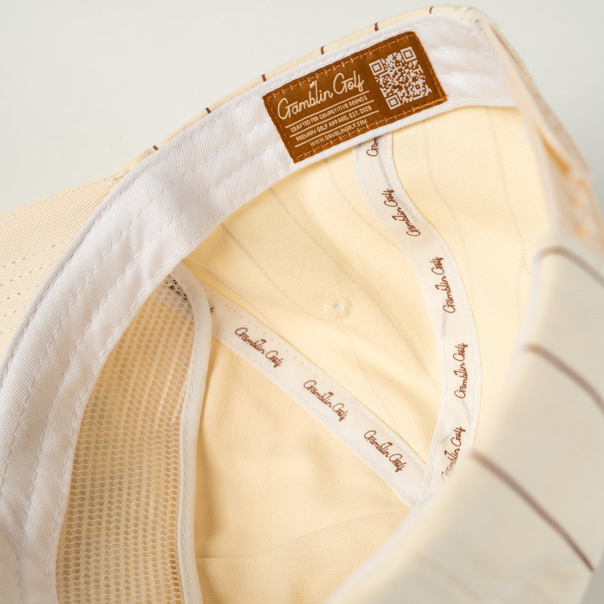 The Pinstripe Gambler Cap