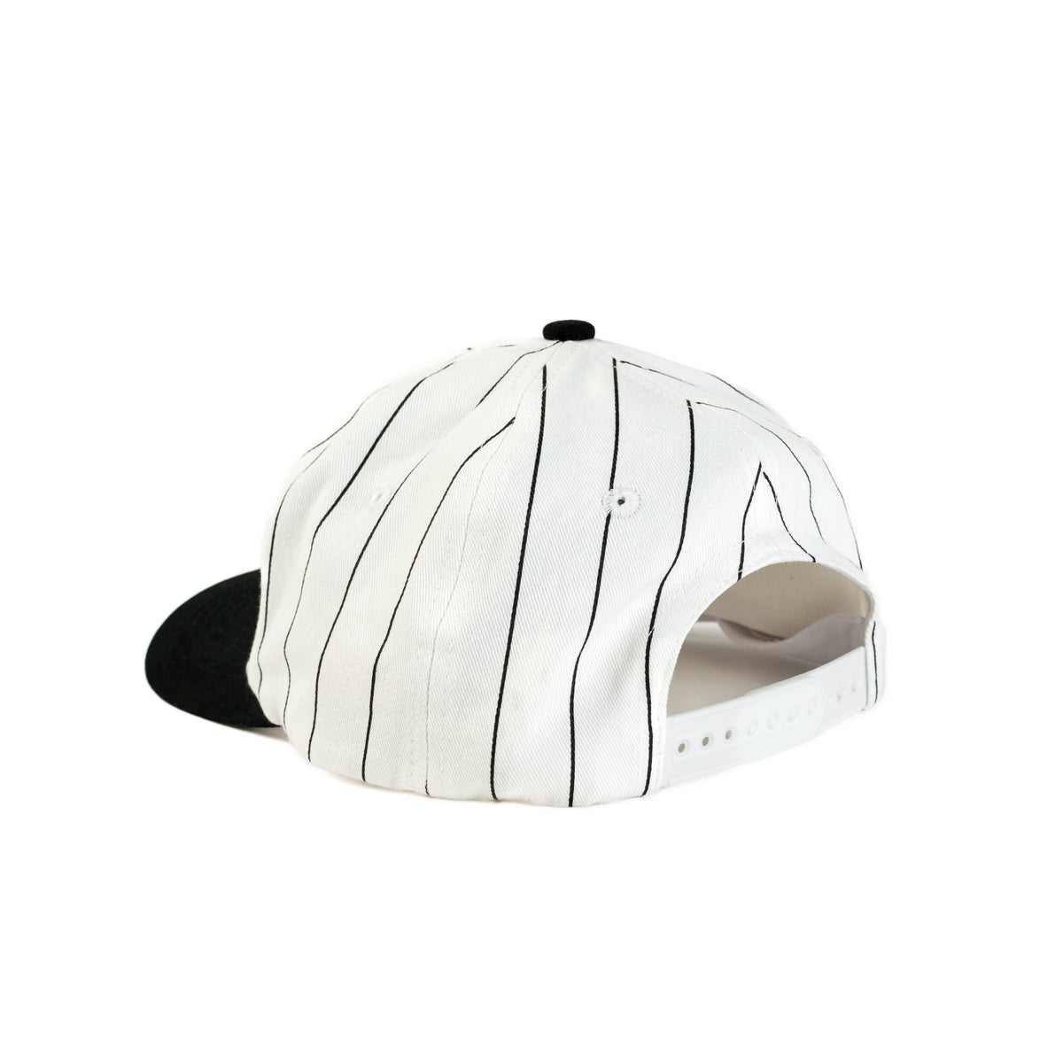 The Pinstripe Monogram Cap