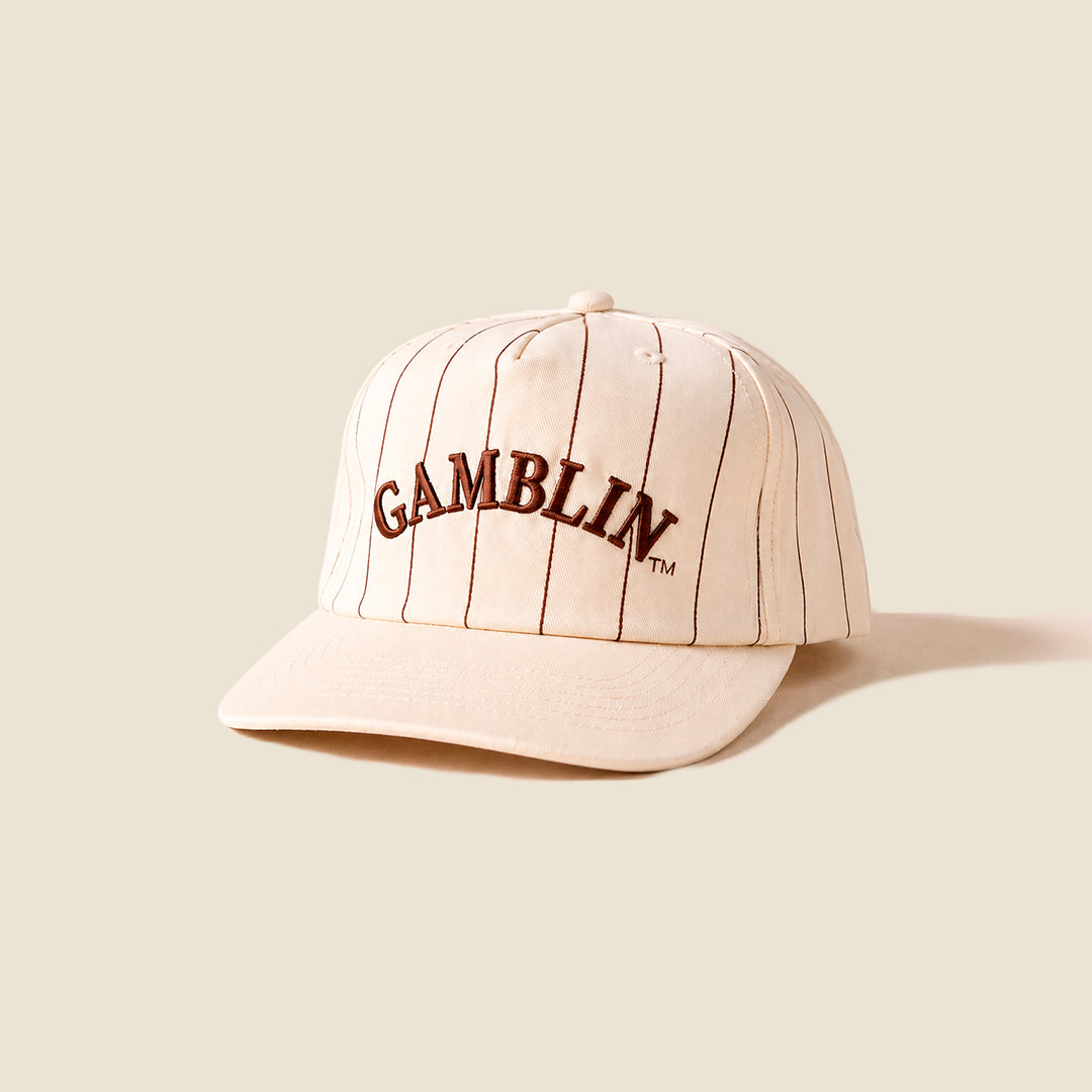 The Pinstripe Gambler Cap