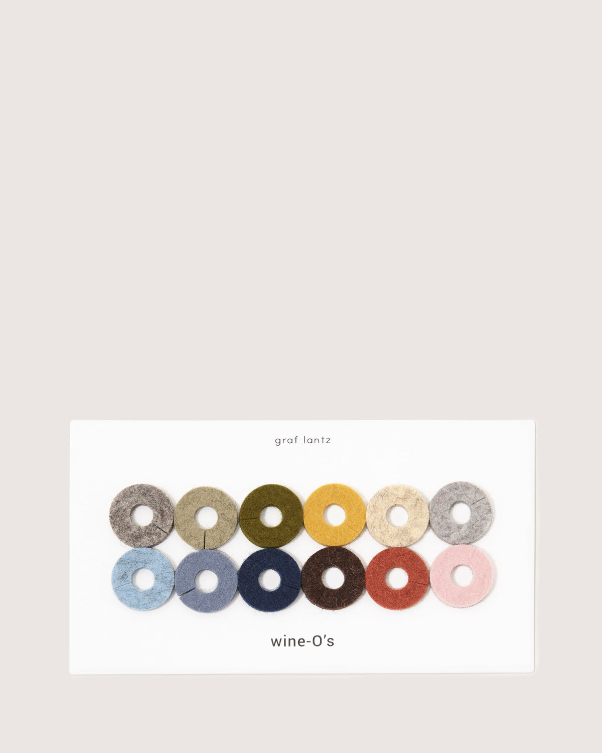Wine-O&#39;s Merino Wool Round Wine Markers