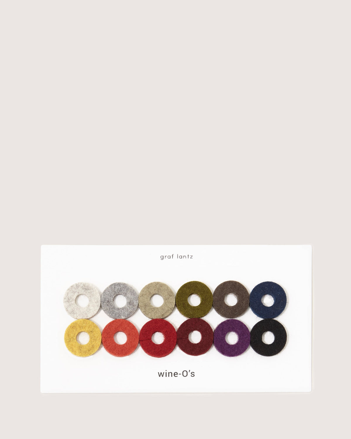 Wine-O&#39;s Merino Wool Round Wine Markers
