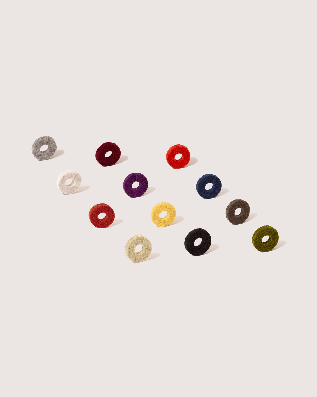 Wine-O&#39;s Merino Wool Round Wine Markers
