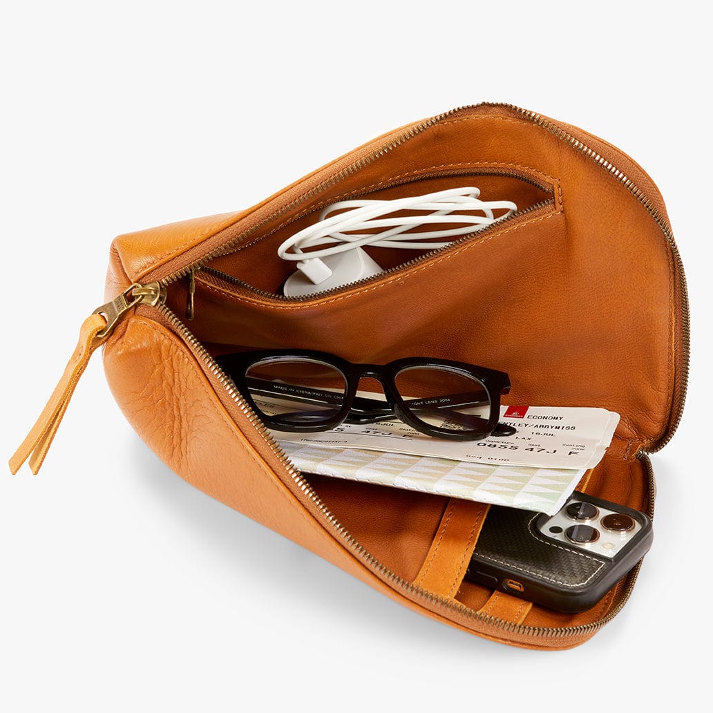 Guzo Full-Grain Leather Utility Pouch