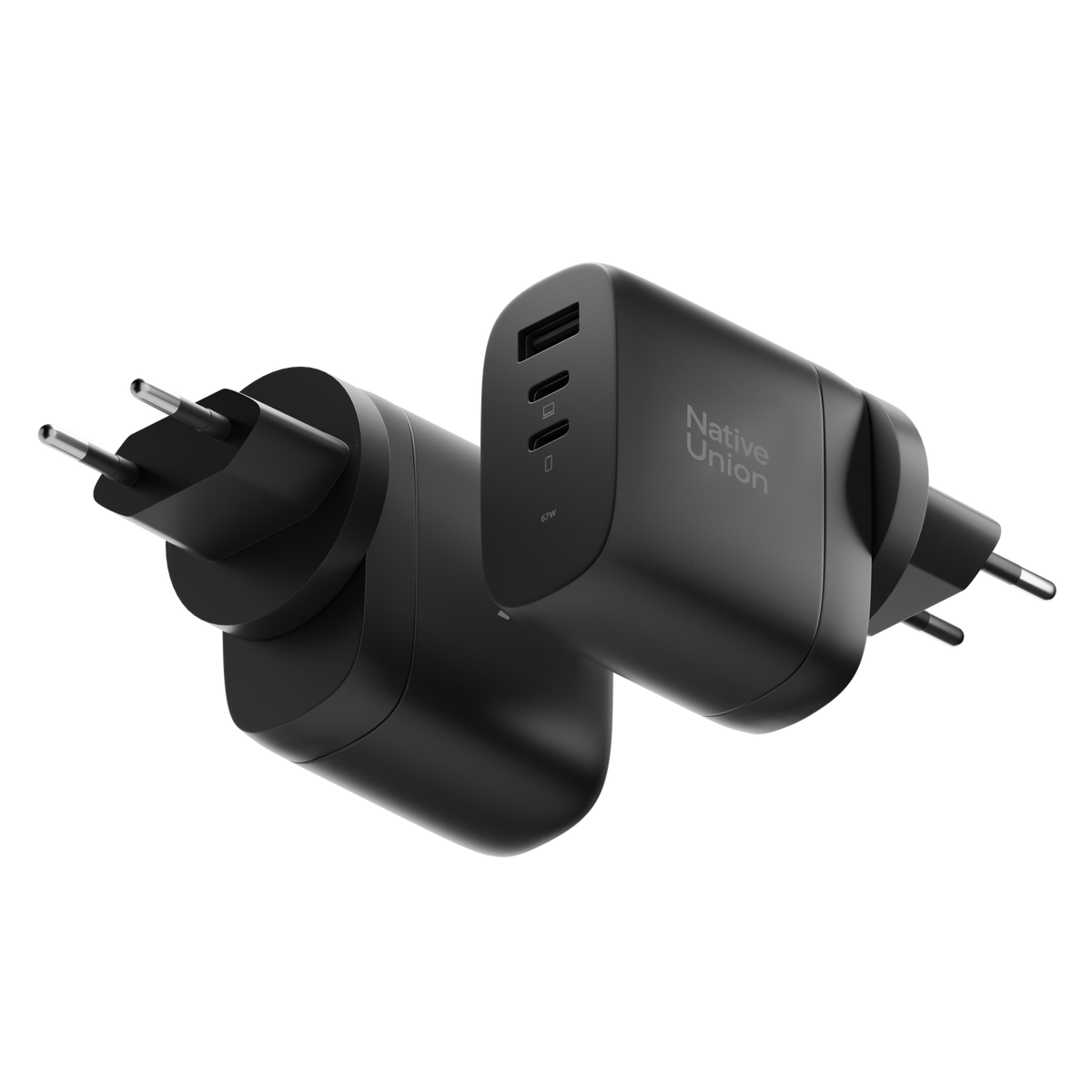 International Fast GaN Charger PD 67W (3 ports) - International