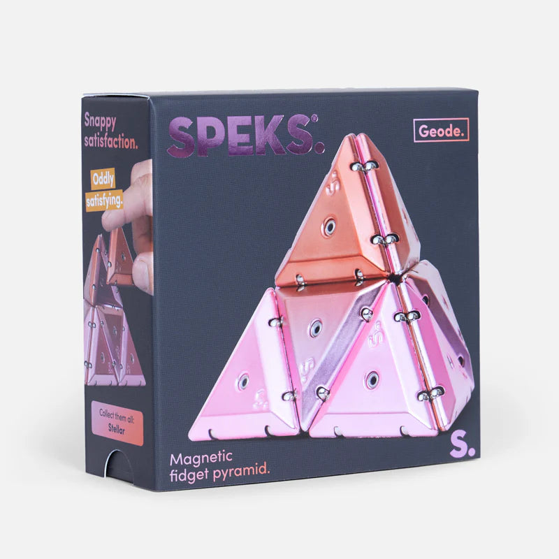 Geode Magnetic Fidget Pyramid