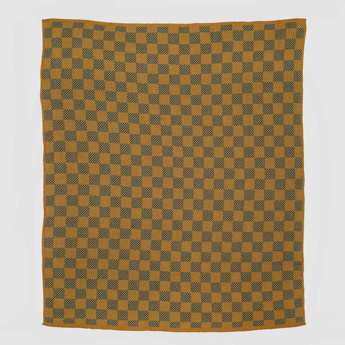 in2green Eco Throw Cotton Sustainable Knit Geometric Throw Blanket - Gingham Plaid 601570194801 BL01PLG3