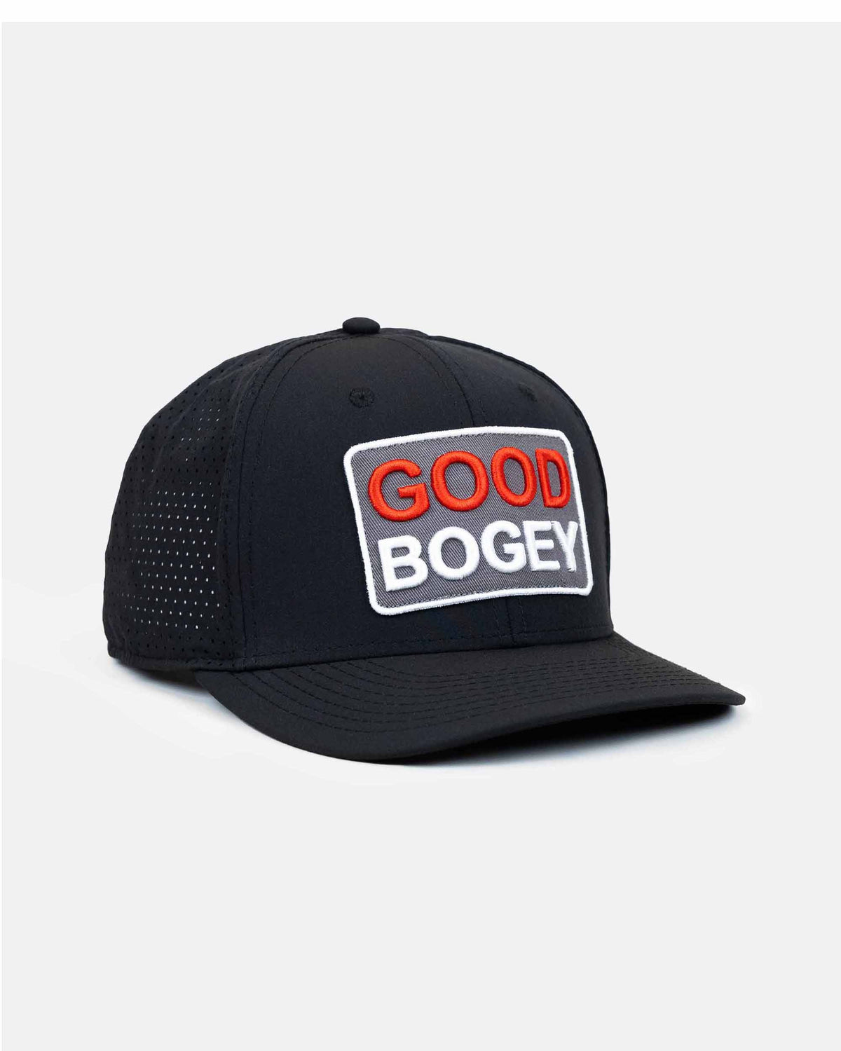 GG Good Bogey Hat Front Black#color_black