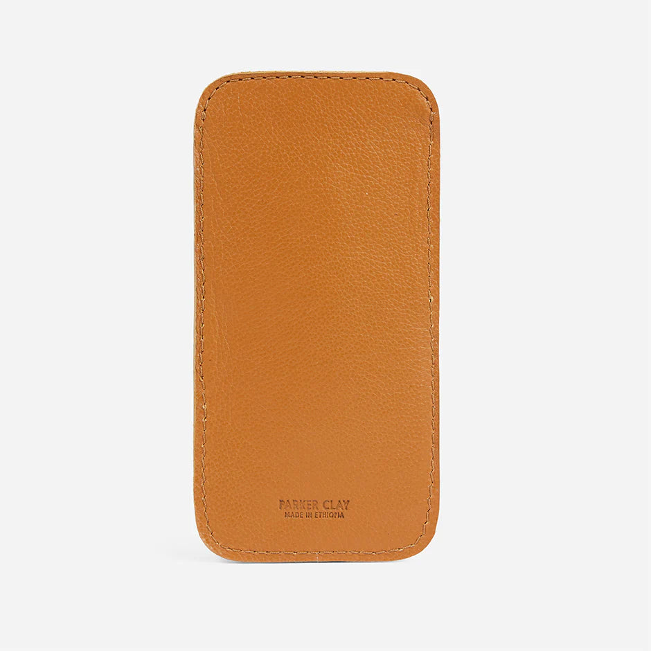 Hona Full-Grain Leather Sunglass Case