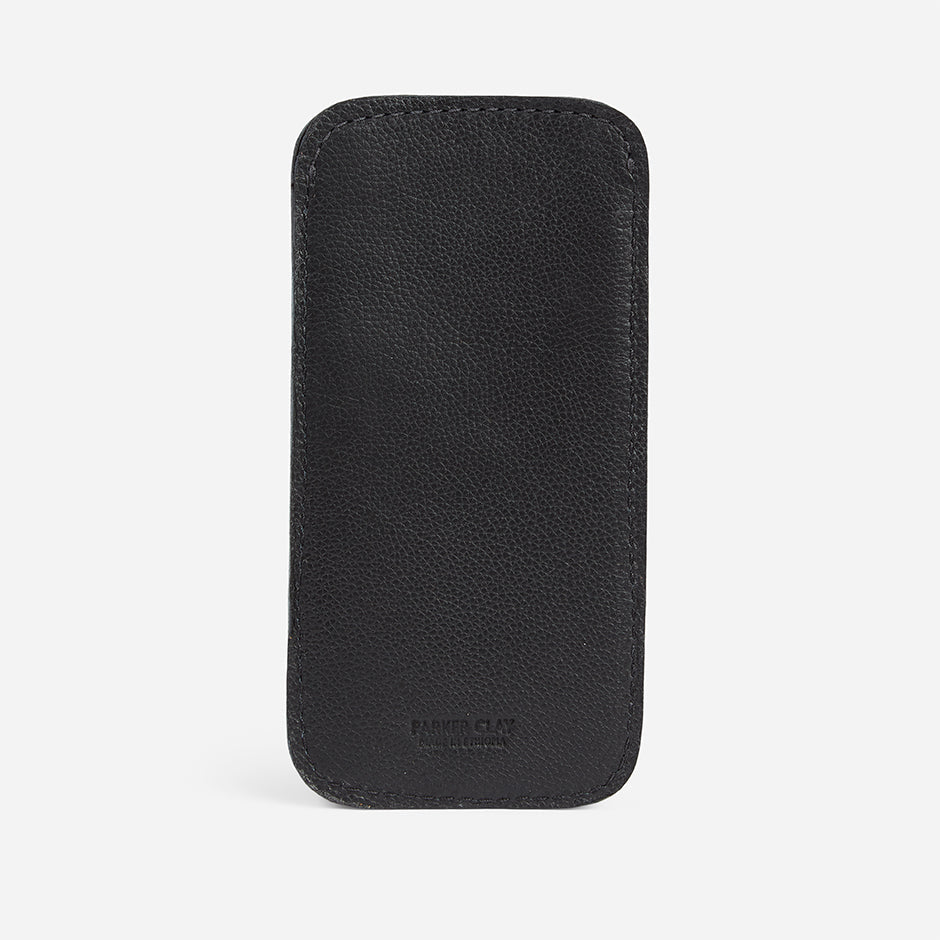 Hona Full-Grain Leather Sunglass Case