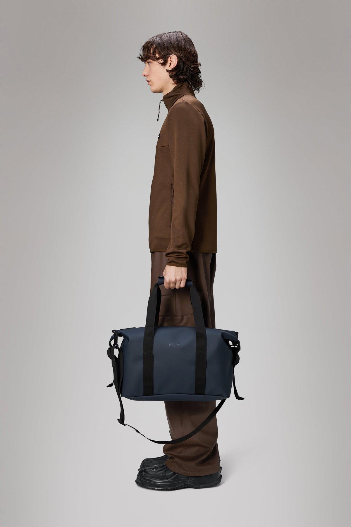 Rains Hilo Weekend Bag Small Weekender 47 Navy