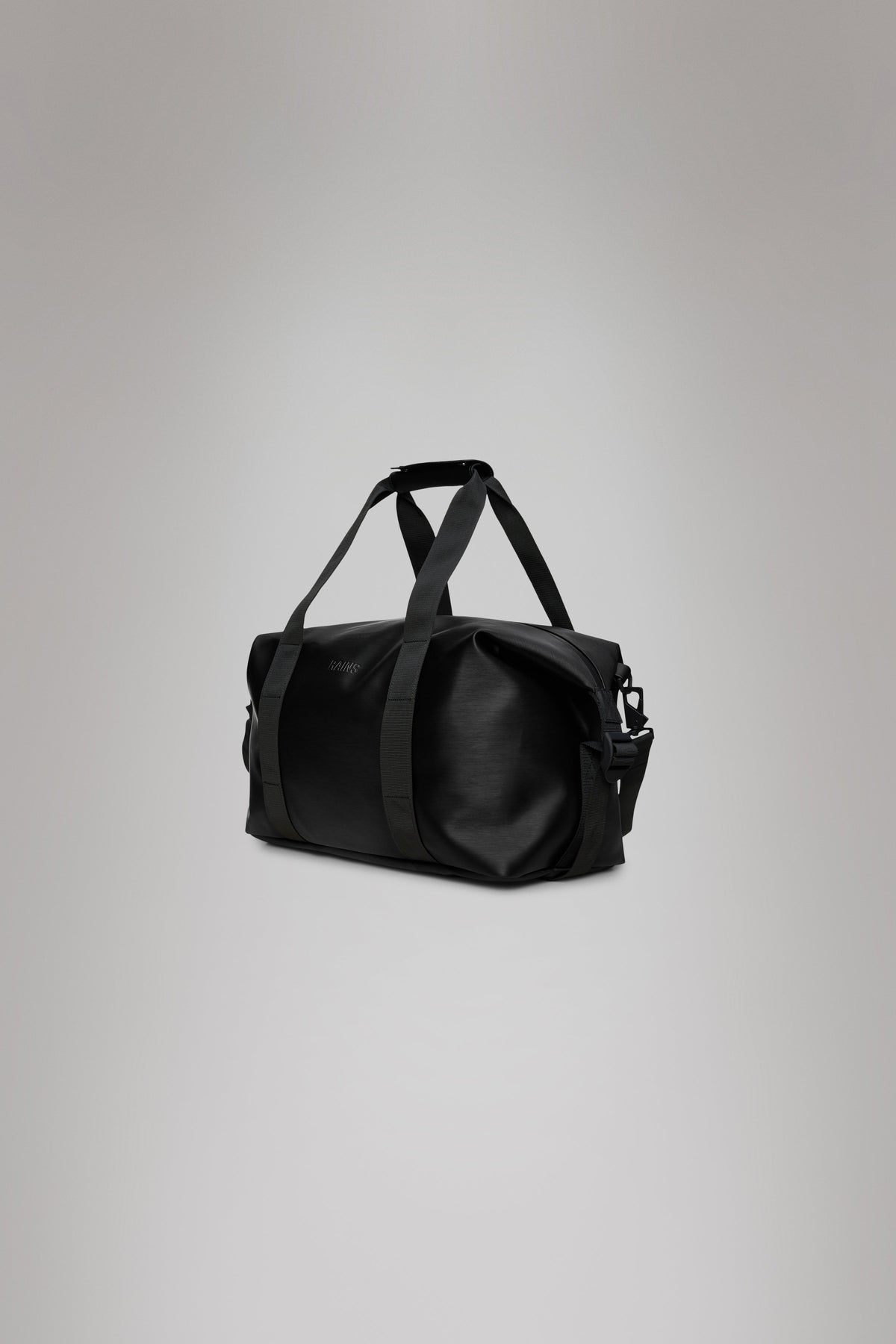 Rains Hilo Weekend Bag Small Weekender 84 Black Grain