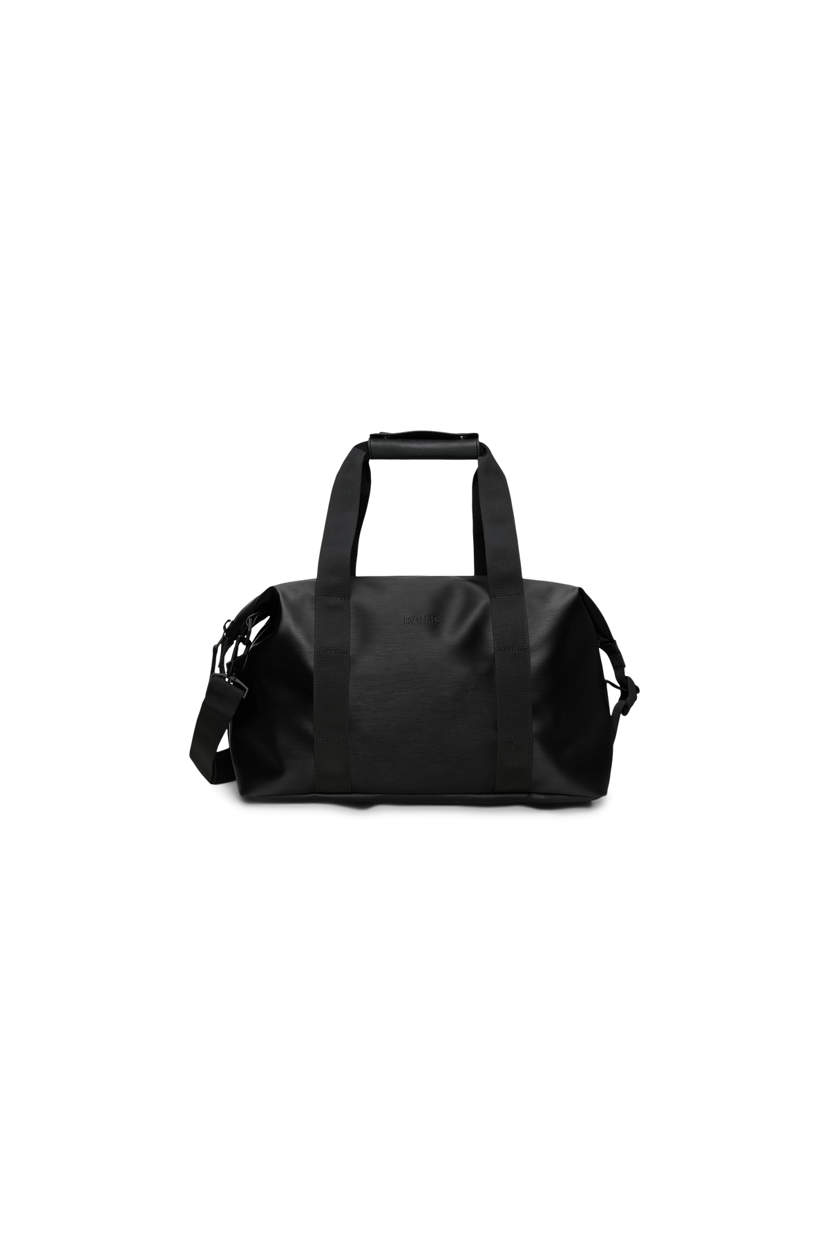 Rains Hilo Weekend Bag Small Weekender 84 Black Grain