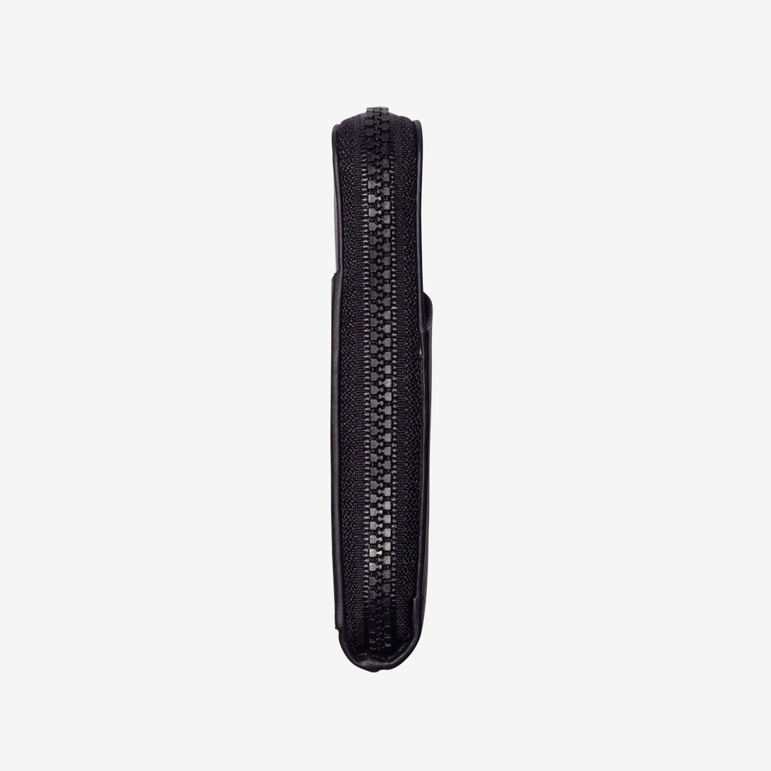 Leather Zip Wallet - Black - Thread®