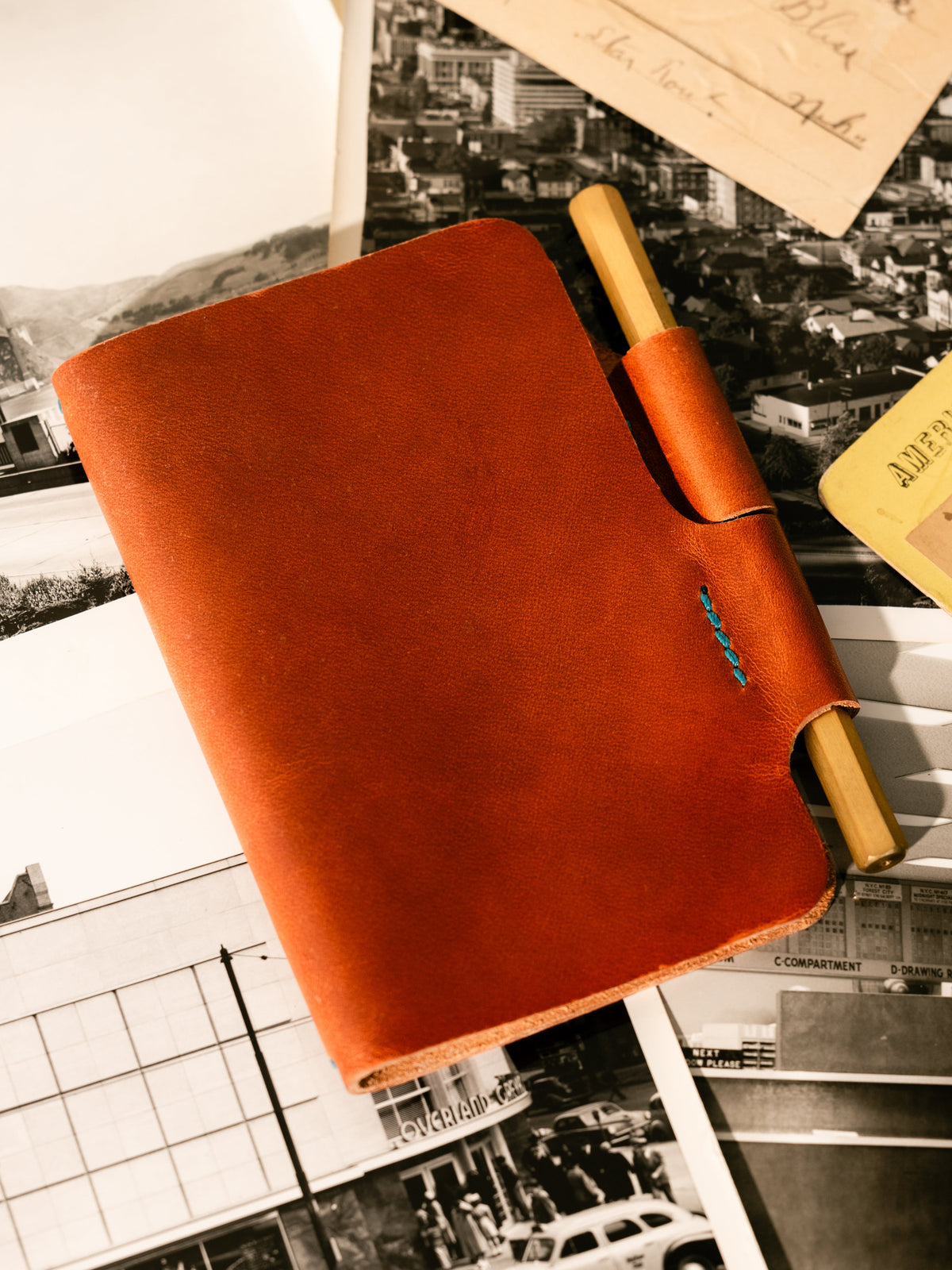 The Companion Butterfly Close Pocket Notebook - English Tan