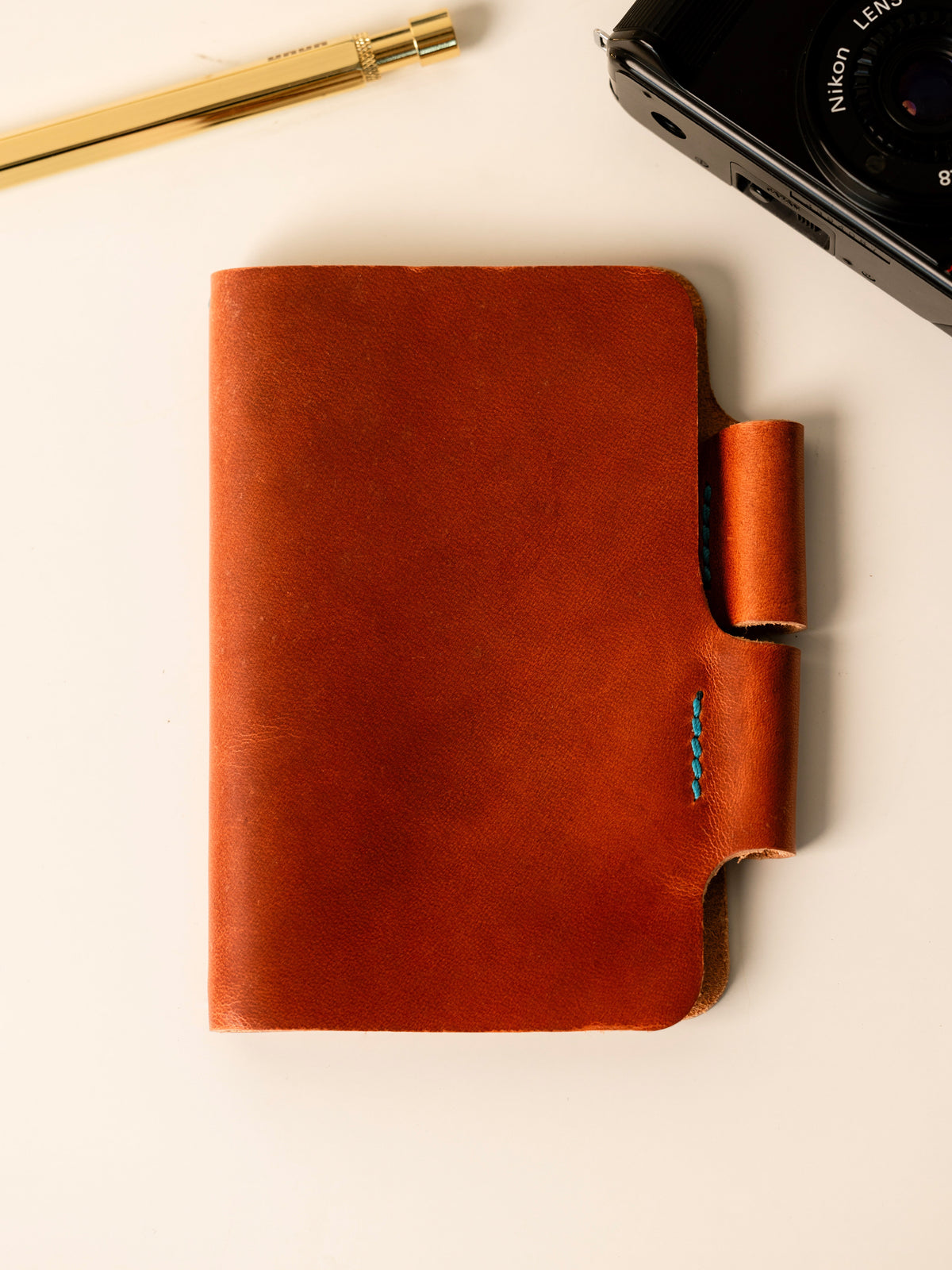 The Companion Butterfly Close Pocket Notebook - English Tan