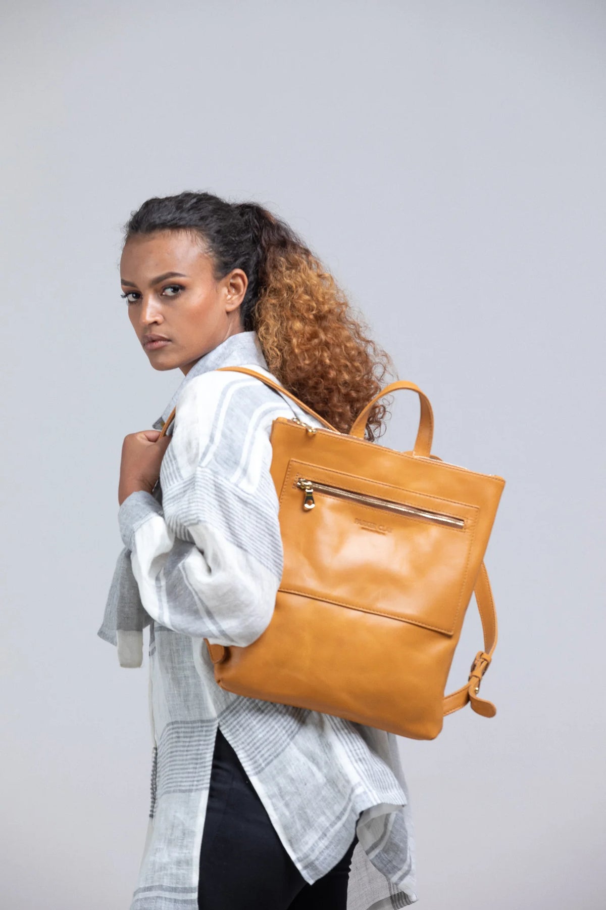 Miramar Full-Grain Leather Backpack