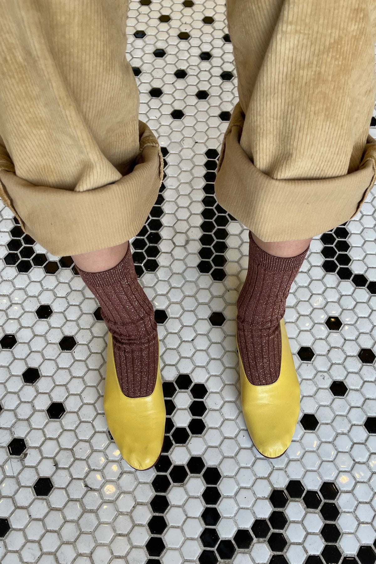 Her Socks - MODAL Lurex
