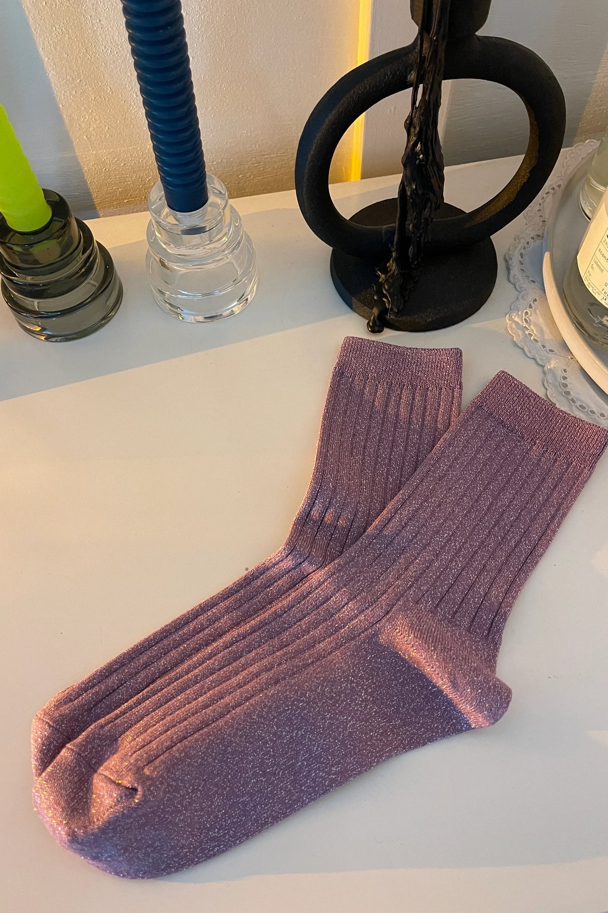 Her Socks - MODAL Lurex