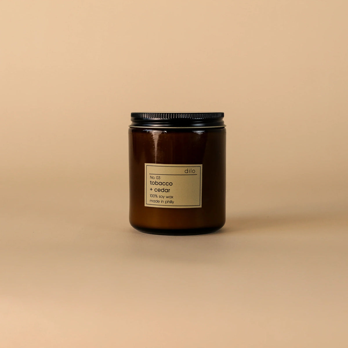 No. 03 - Tobacco + Cedar - Amber Glass Collection