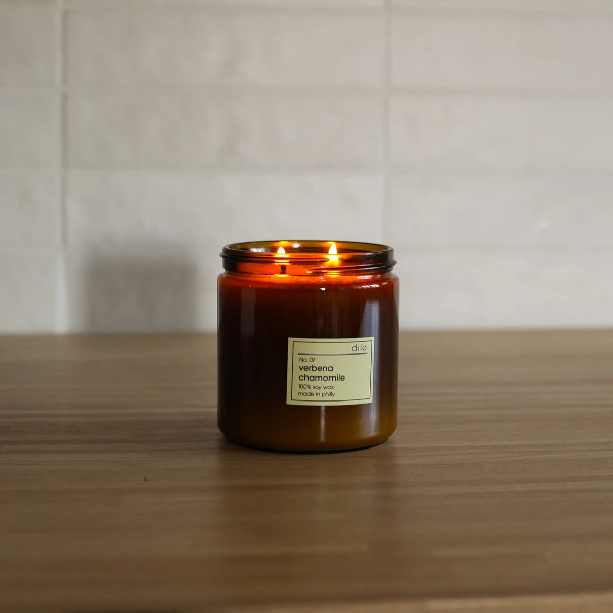 No. 07 Verbena Lavender Chamomile - Amber Glass Collection